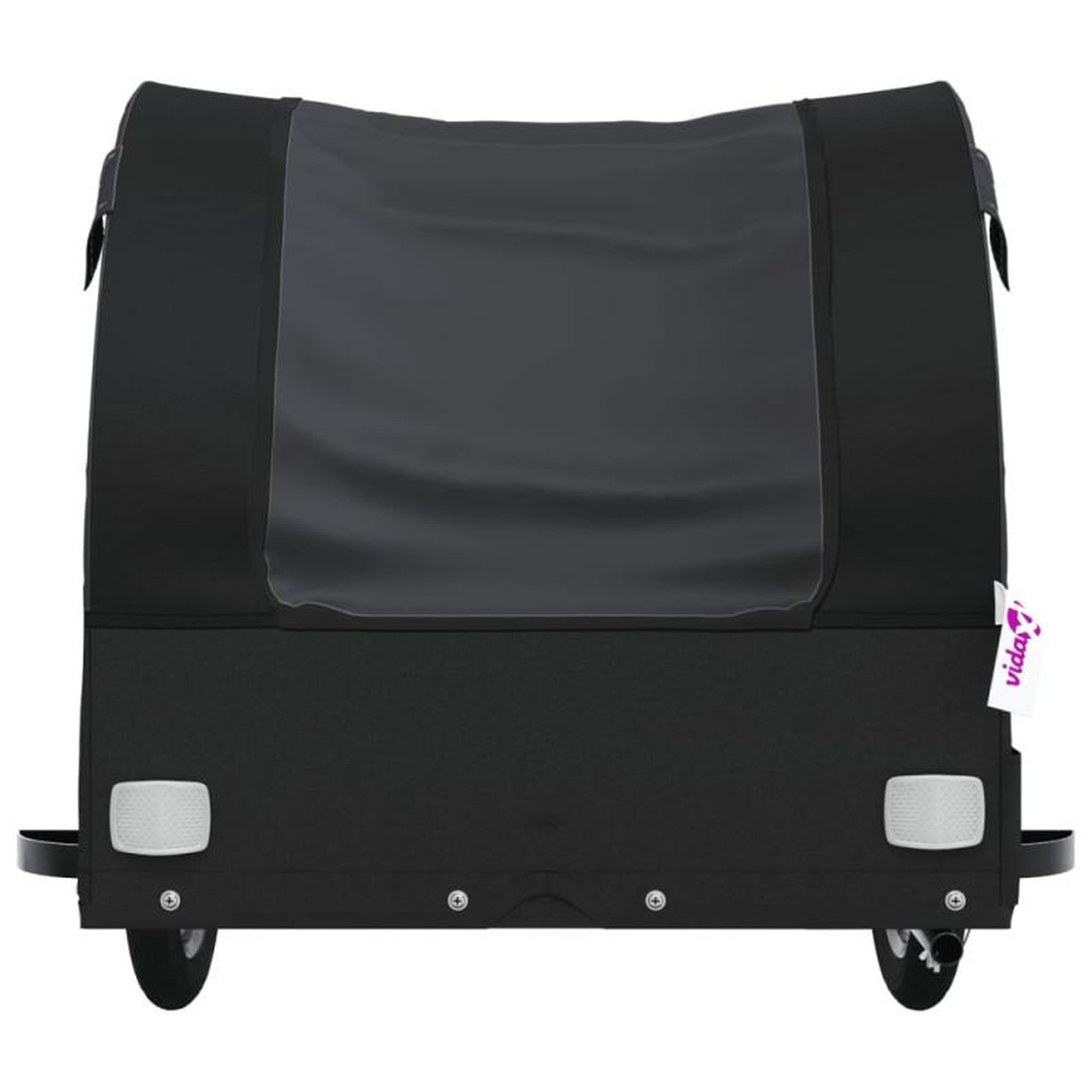 Voir la diapositive 6 : VIDAXL Remorque de vélo noir 45 kg fer