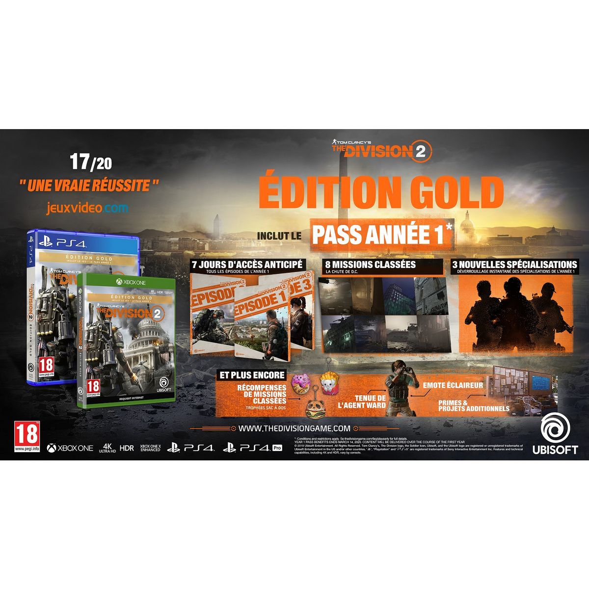 The Division 2 Edition Gold Xbox One