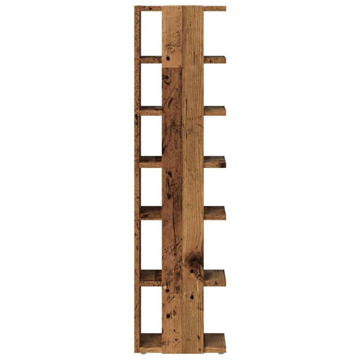 VIDAXL Armoire a chaussures vieux bois 28x27x102 cm bois d'ingenierie