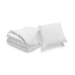 ATELIERS DU NORD Pack Couette + oreillers Tempérée. Coloris disponibles : Blanc