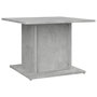 Voir la diapositive 2 : VIDAXL Table basse gris beton 55,5x55,5x40 cm bois d'ingenierie