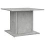 Voir la diapositive 2 : VIDAXL Table basse gris beton 55,5x55,5x40 cm bois d'ingenierie