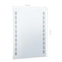 Voir la diapositive 6 : VIDAXL Miroir mural a LED pour salle de bains 60x80 cm