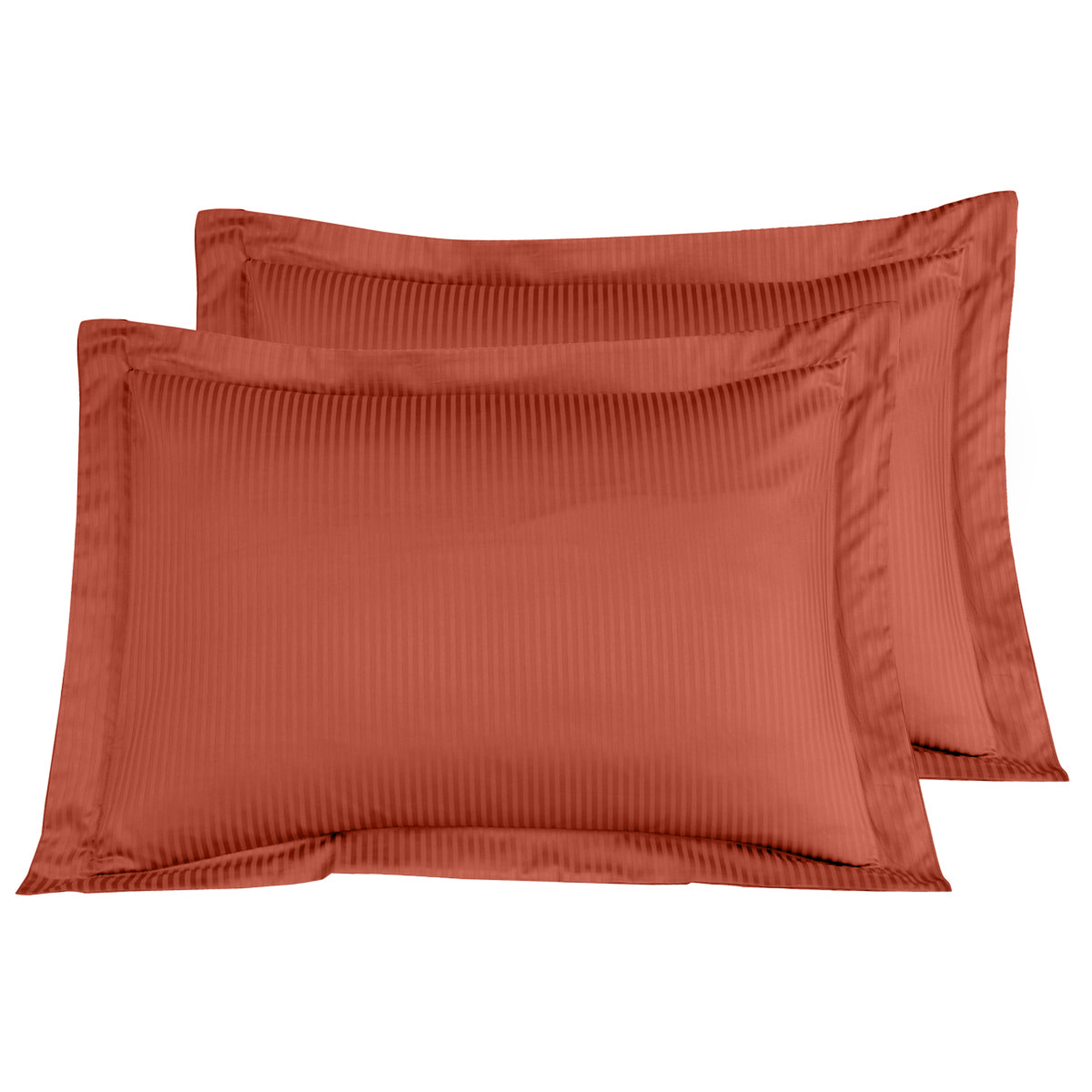 Voir la diapositive 4 : Sensei Maison Parure housse de couette rayée satin + 2 taies 50x70 cm VERSALUXE