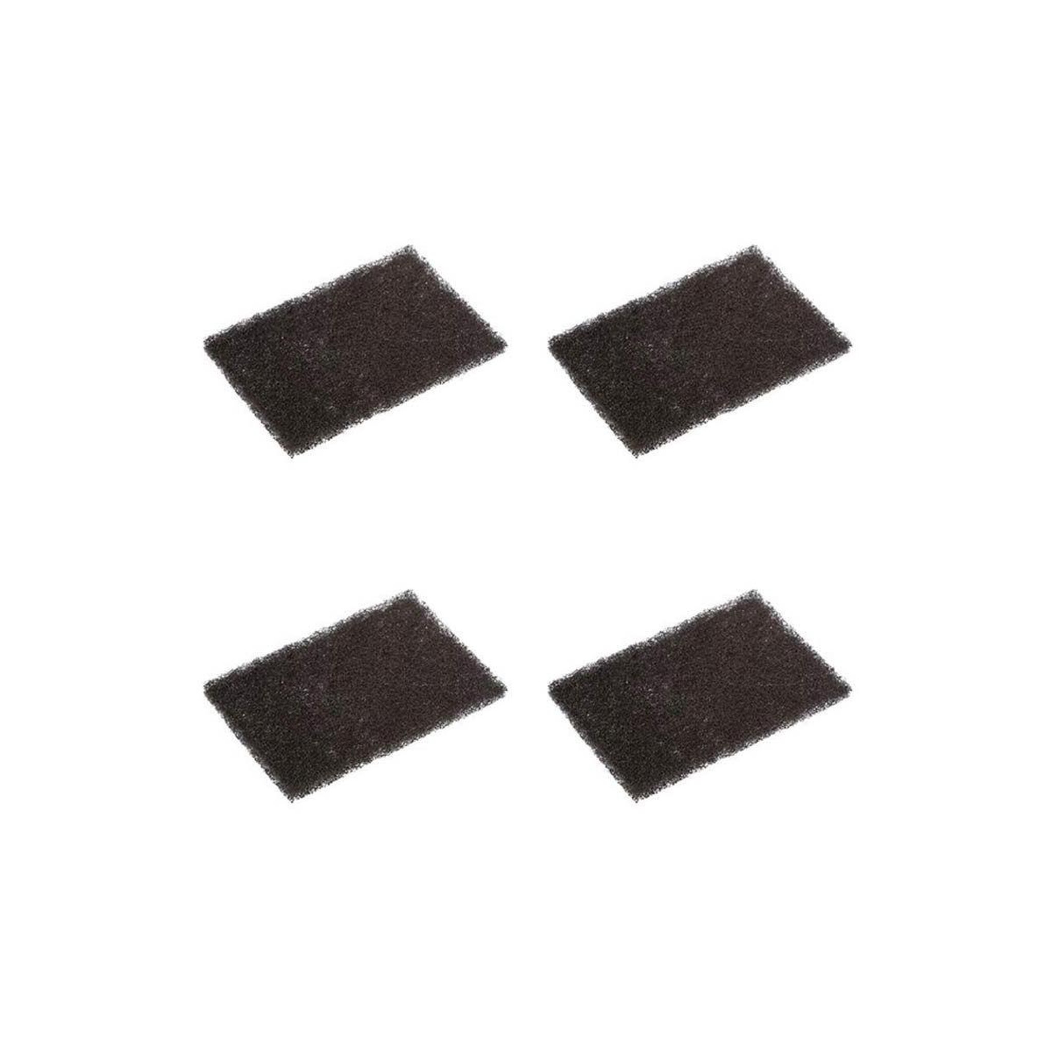 FIVE Lot de 4 filtres à charbon  poubelle safir  11cm noir
