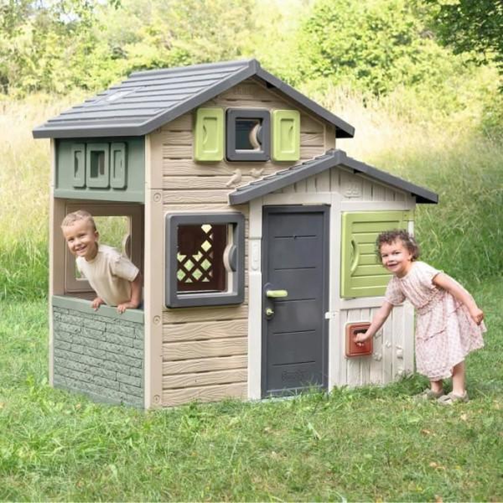 Voir la diapositive 3 : SMOBY Maison de jardin Smoby Life Friends House Evo