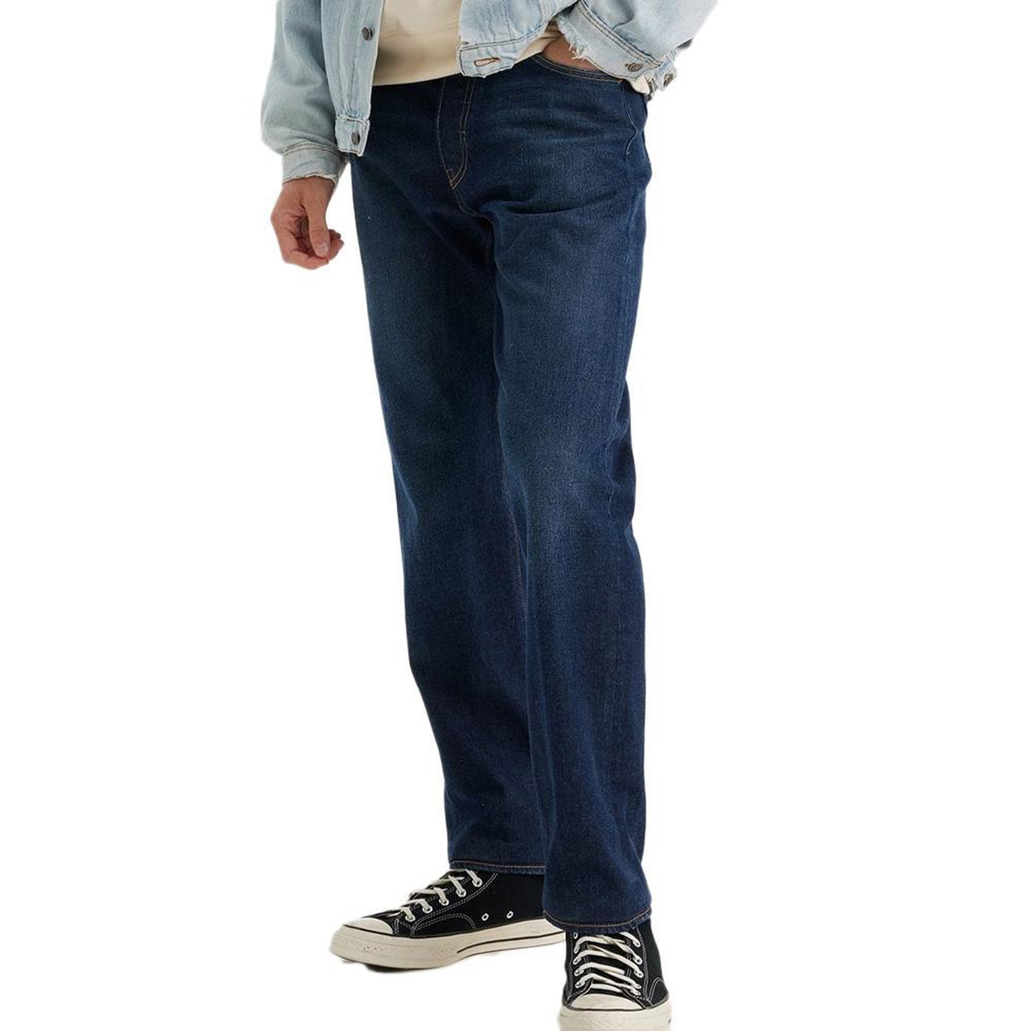 Levi's Jean 501 homme levi's 501 slim taper dark indigo. Coloris disponibles : Bleu
