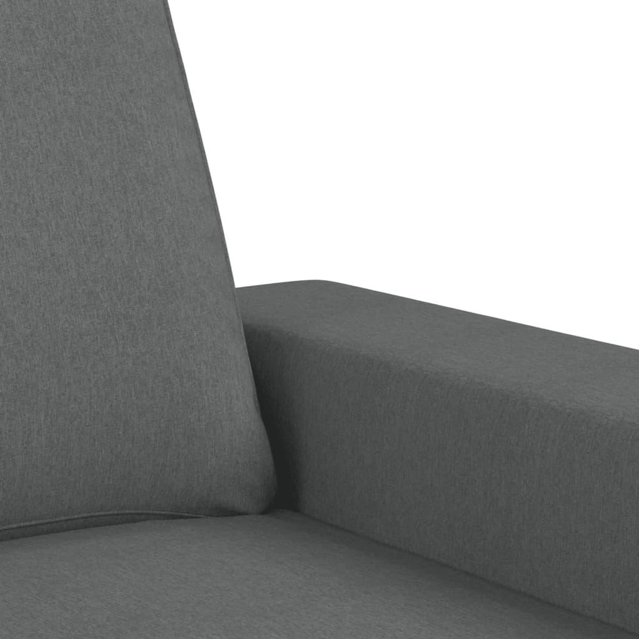 Voir la diapositive 5 : VIDAXL Ensemble de canapes 2 pcs gris fonce tissu