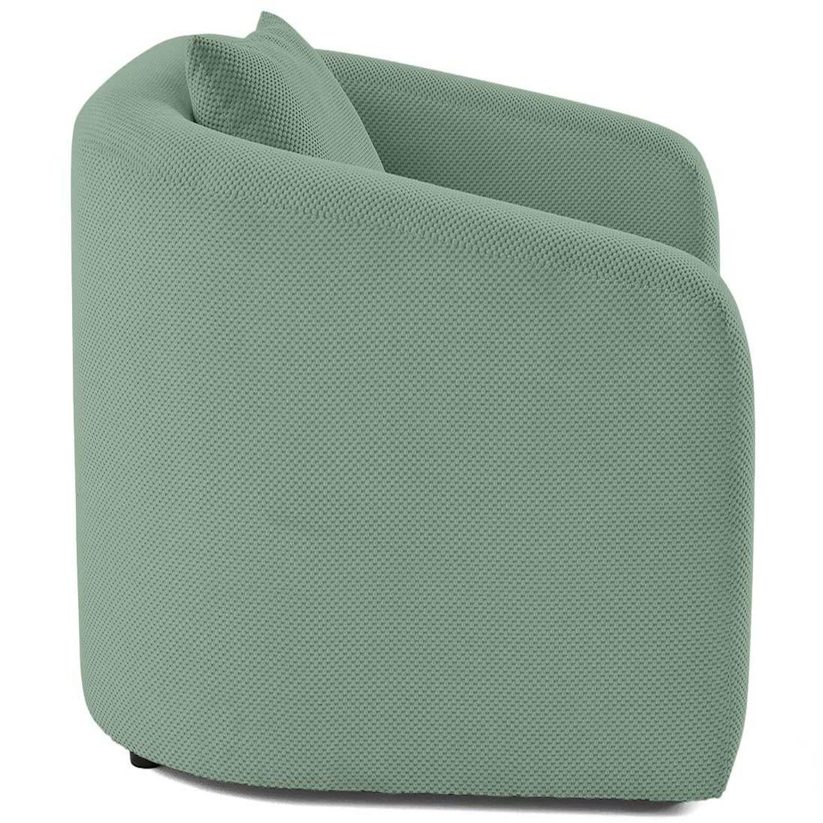 BEST MOBILIER Nuvia - canapé convertible déplimousse 1 place en velours texturé