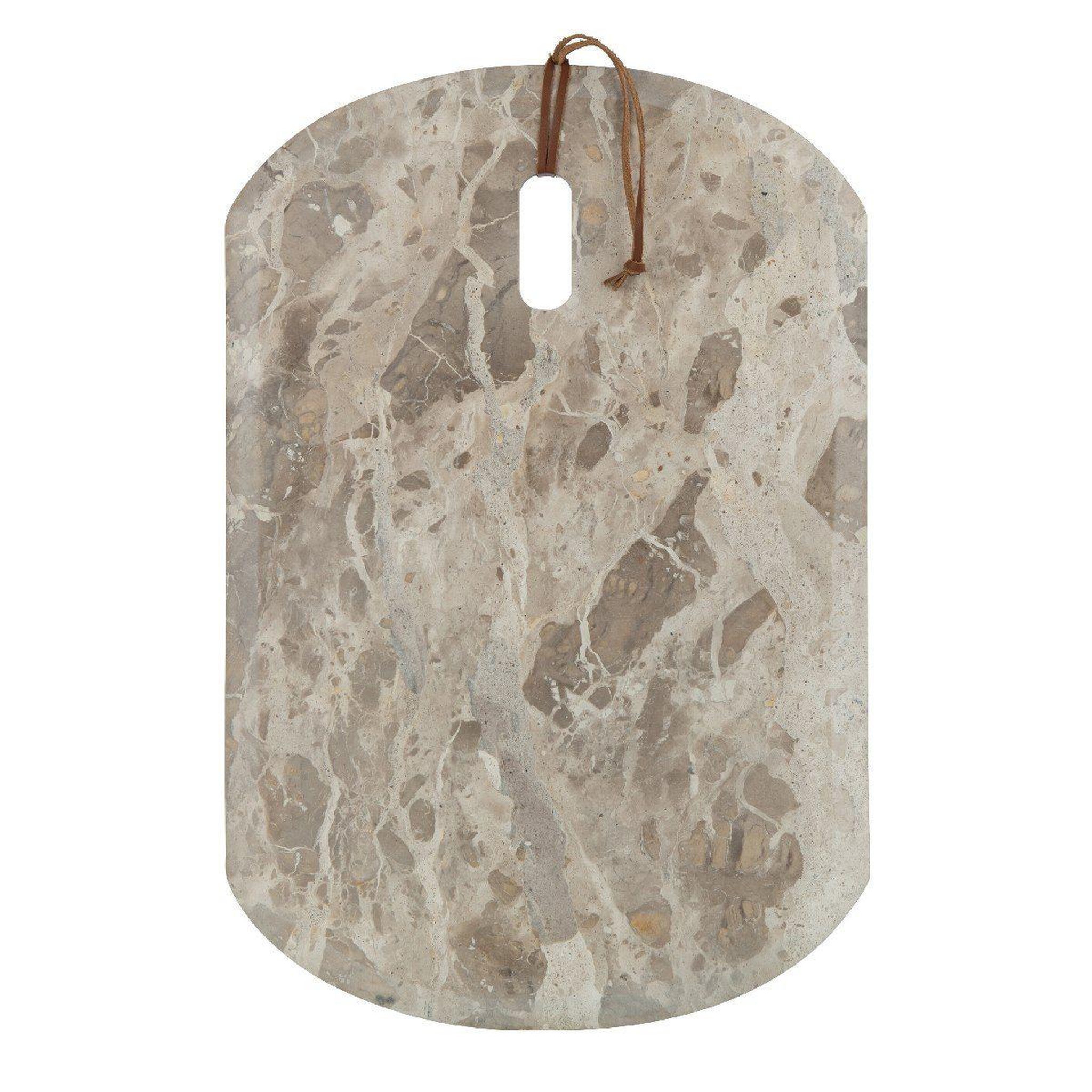 J-LINE Planche à Découper en Marbre  Bali  45cm Beige