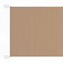 Voir la diapositive 2 : VIDAXL Auvent vertical Taupe 60x1000 cm Tissu oxford