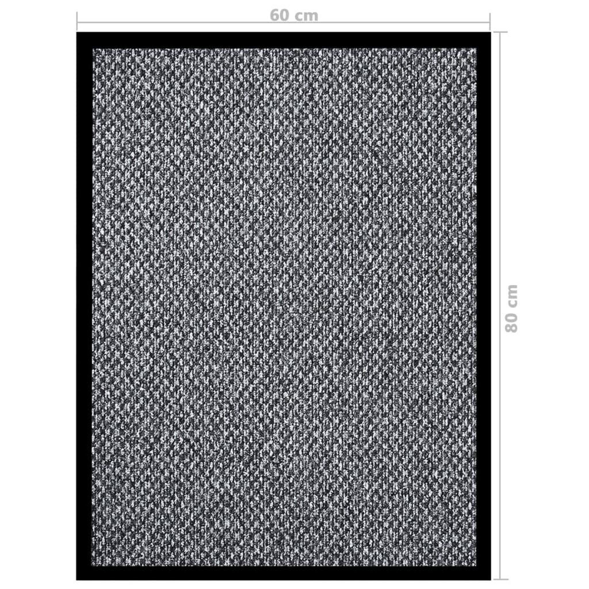 Voir la diapositive 6 : VIDAXL Paillasson Gris 60x80 cm