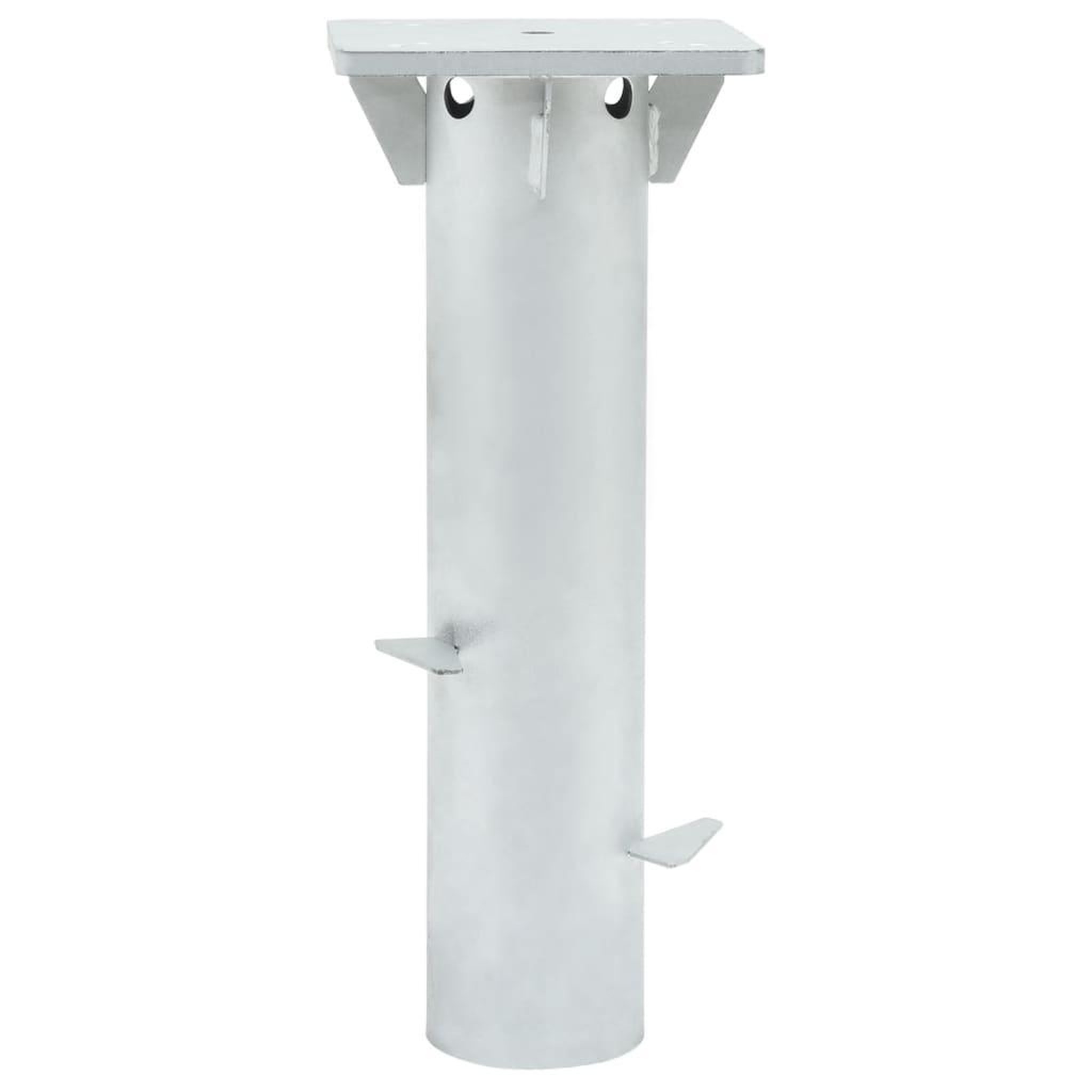 Voir la diapositive 3 : VIDAXL Base de parasol enterre argente 16x16x39,5 cm acier