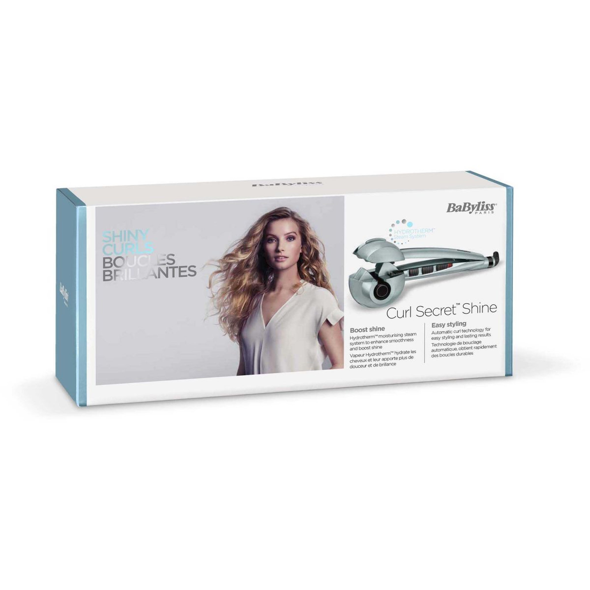 Voir la diapositive 4 : BABYLISS Fer à boucler Curl secret steam shine C1800E