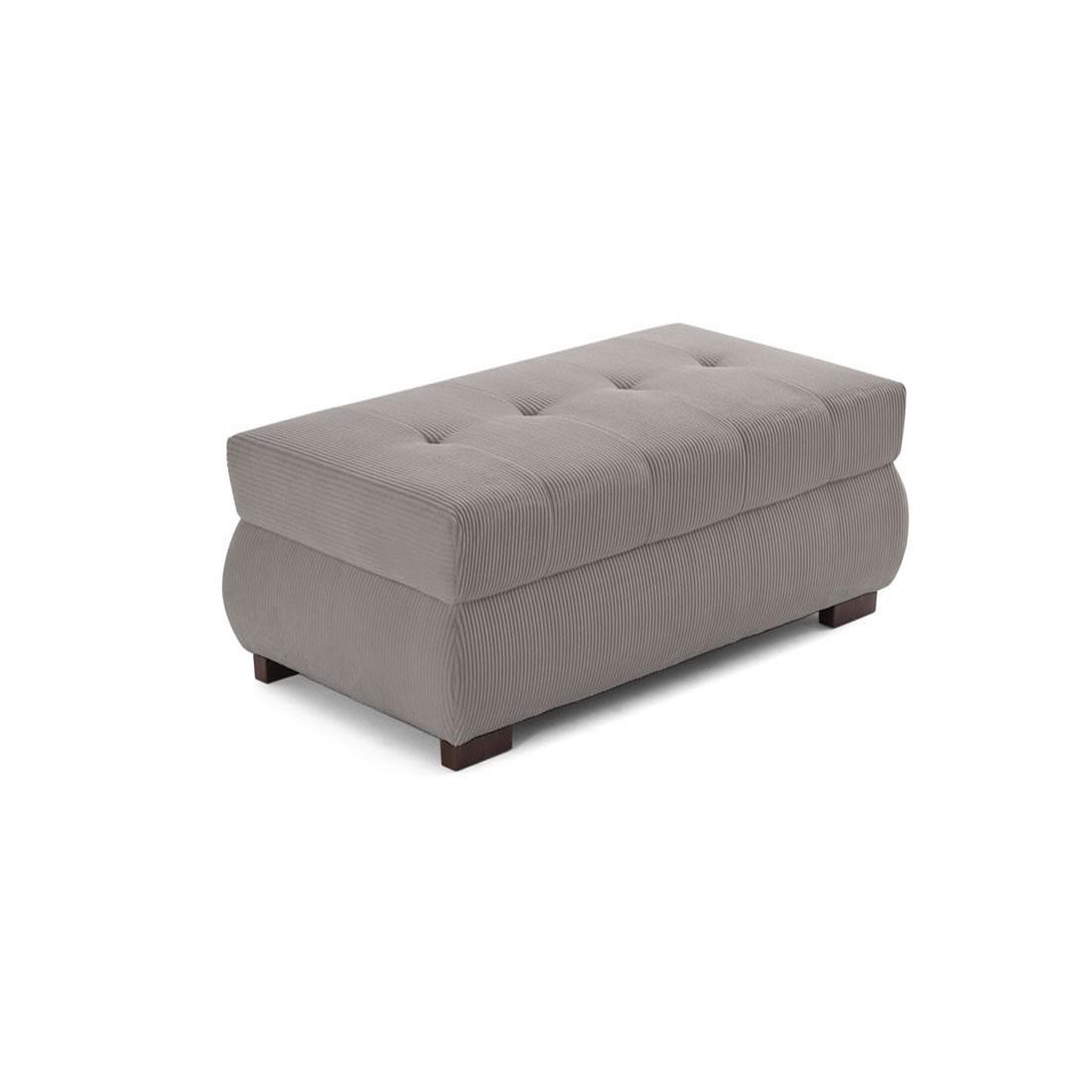 Voir la diapositive 1 : LISA DESIGN Vermont - pouf d'appoint - en velours côtelé