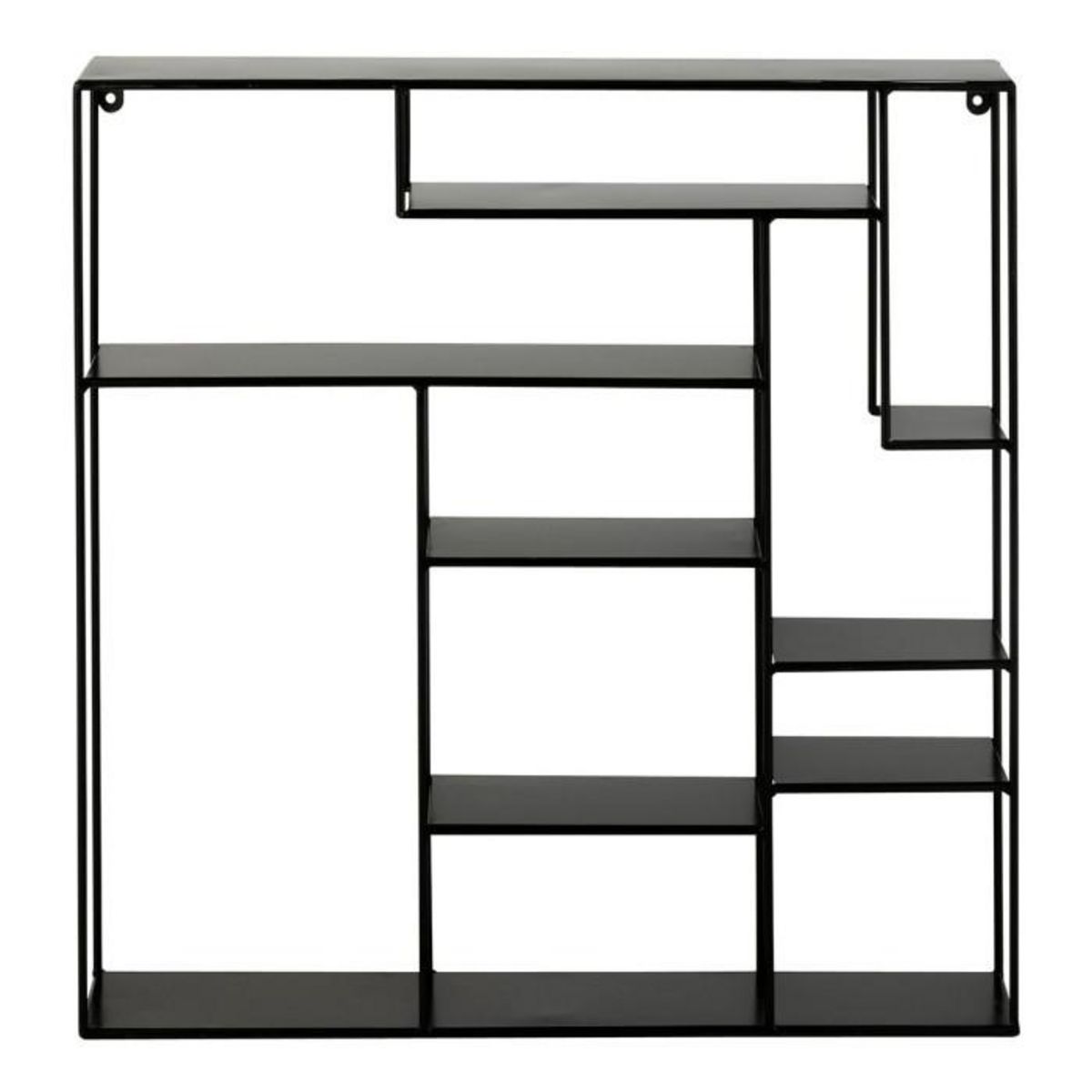 Paris Prix Etagère Design en Métal  Maranta  80cm Noir