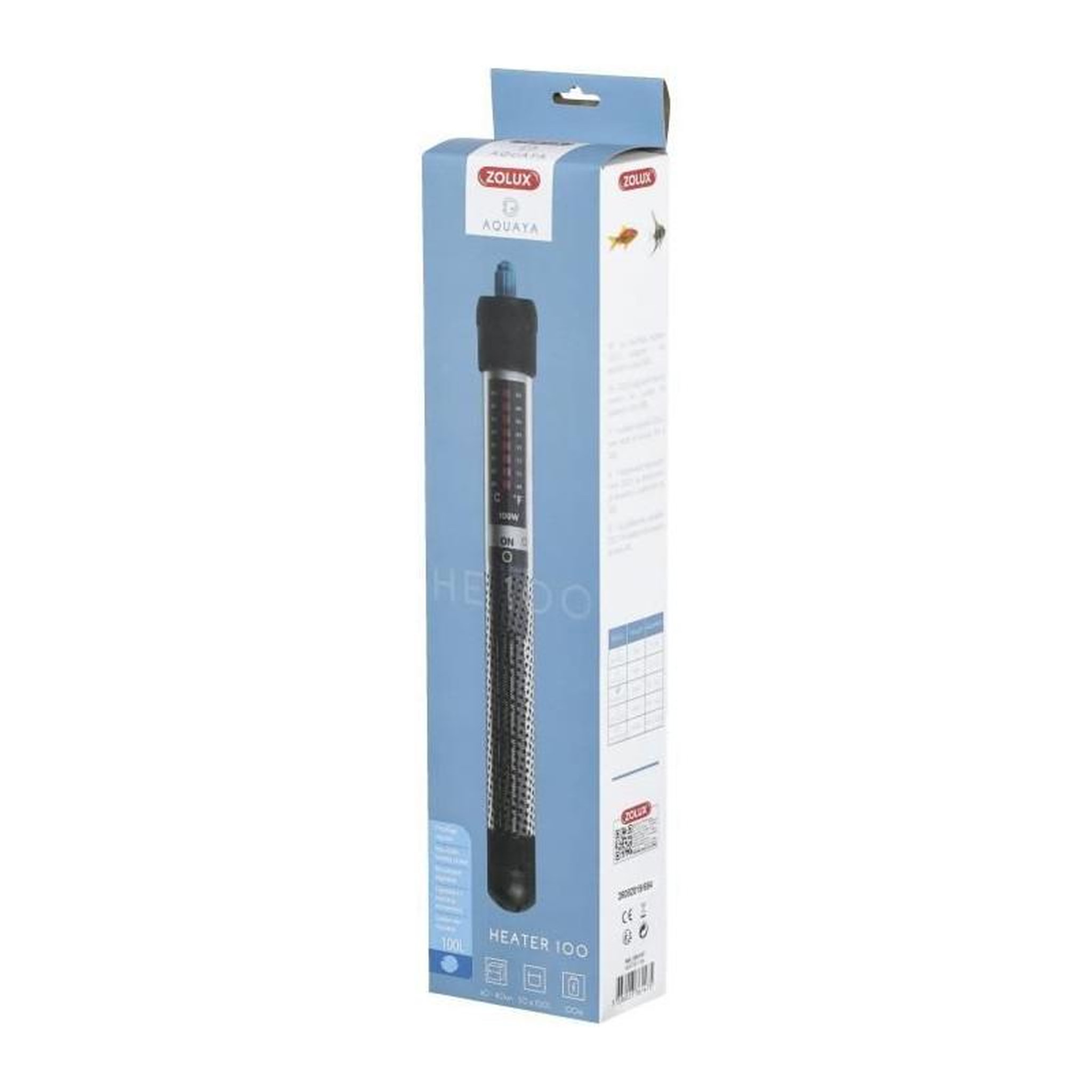 Voir la diapositive 2 : Zolux Chauffage - Zolux - Pour aquarium - Température réglable jusqu'a 34°C - 100W