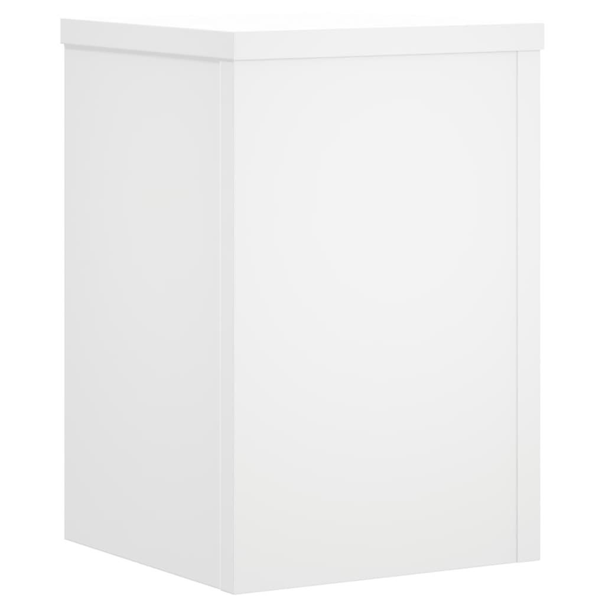 Voir la diapositive 4 : VIDAXL Supports pour plantes 2 pcs blanc 25x25x35 cm bois d'ingenierie