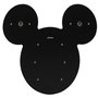 Voir la diapositive 6 : DISNEY Etagère Murale Mickey Noir