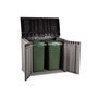 Voir la diapositive 3 : Toomax Coffre de jardin en résine 842 Litres Gris Taupe 129,5 x 74,5 x 111 TOOMAX