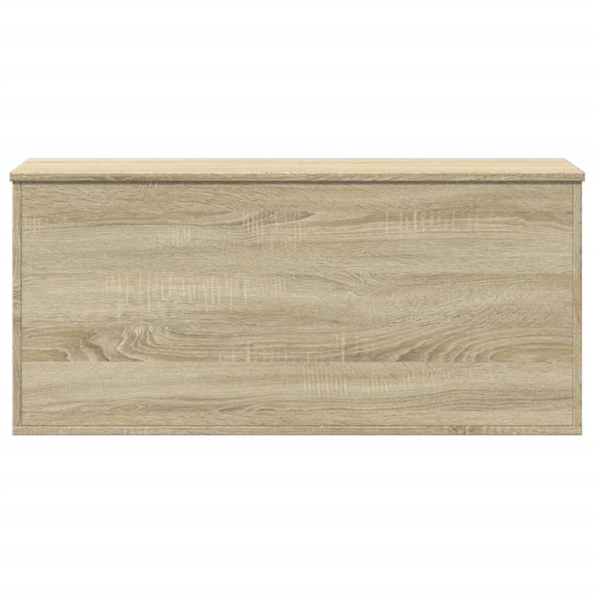 Voir la diapositive 4 : VIDAXL Boîte de rangement chene sonoma 100x42x46 cm bois d'ingenierie