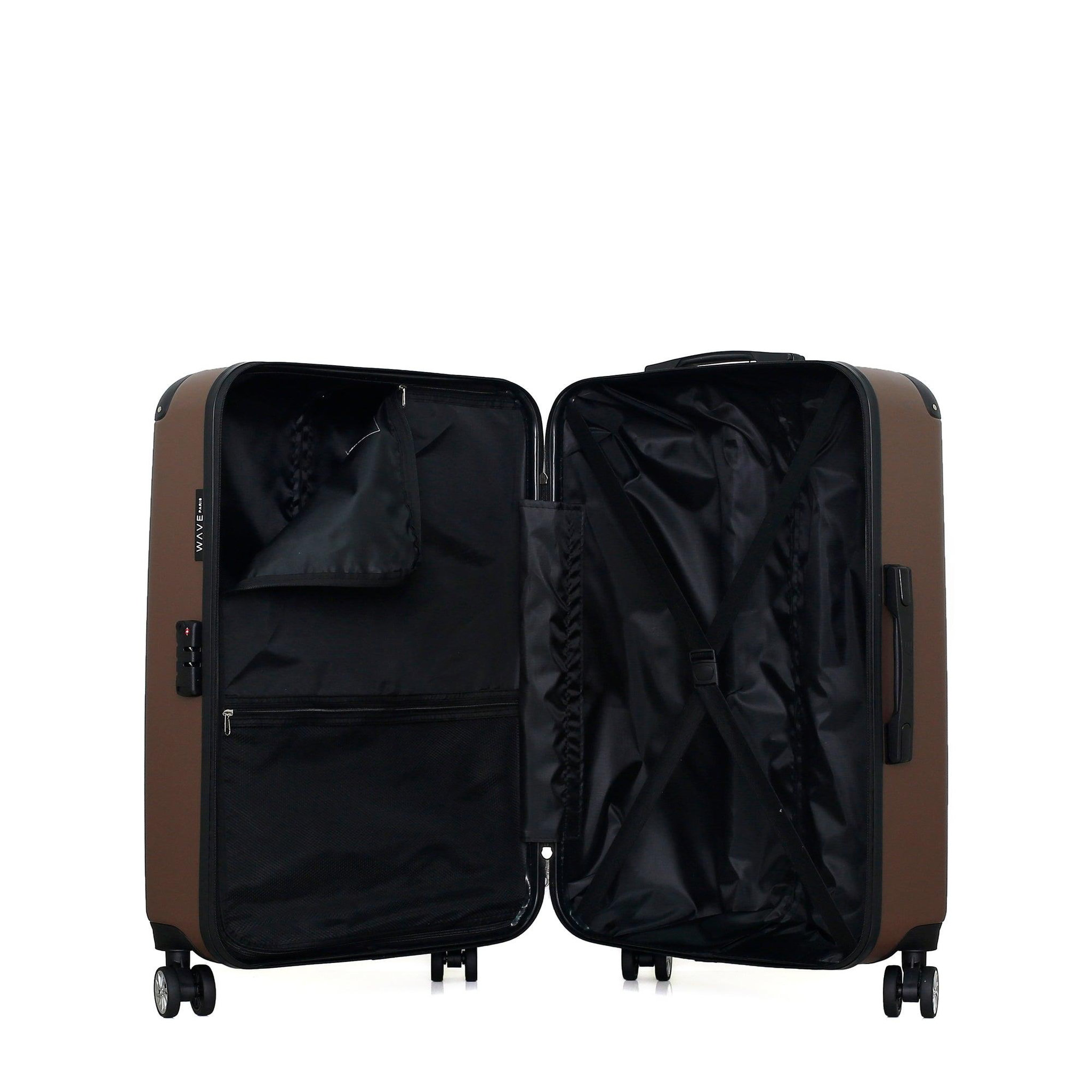 Voir la diapositive 6 : WAVE PARIS Wave paris - lot de 3 - valise grand format, valise weekend et valise cabine tage