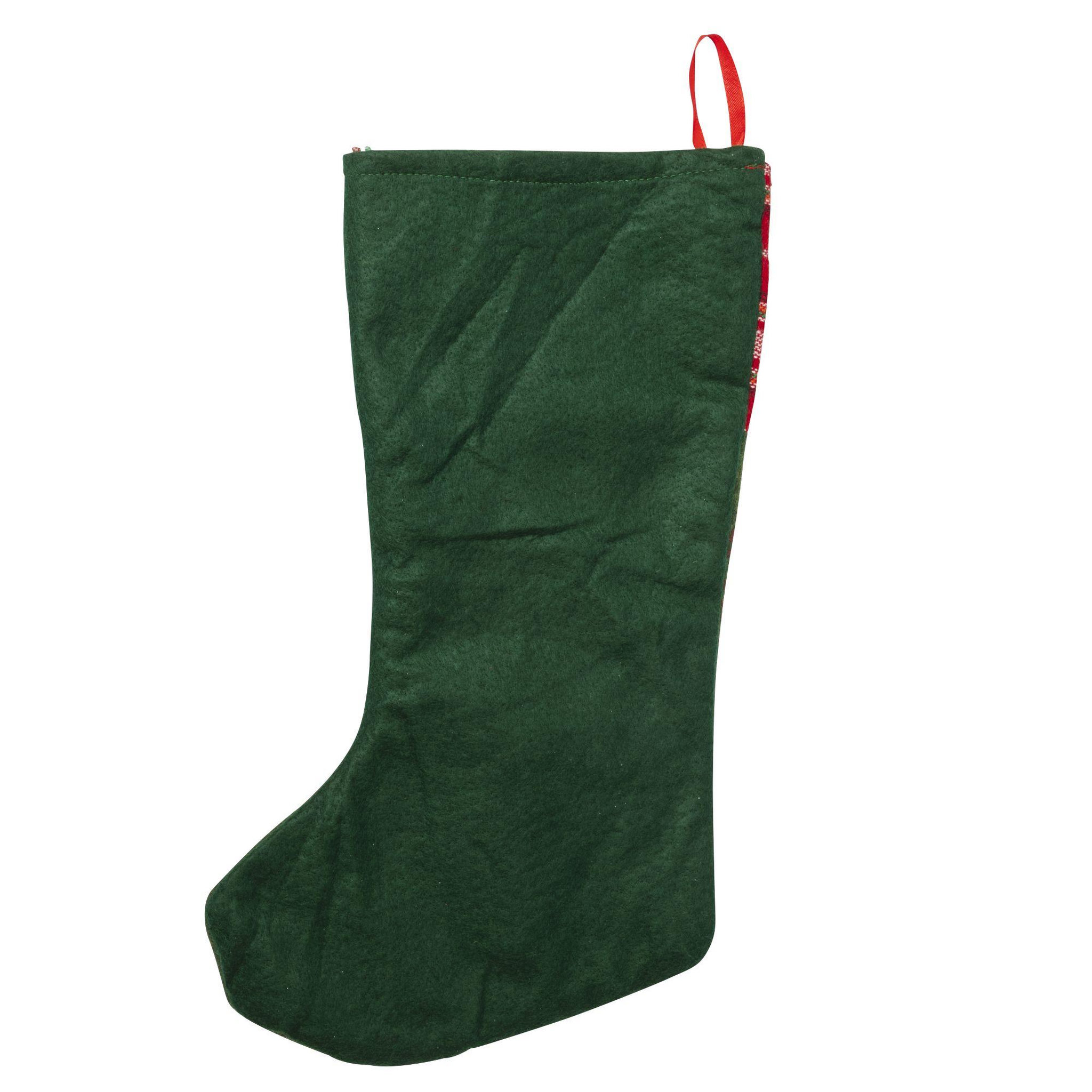 Voir la diapositive 2 : WERKAPRO Chaussette avec Papa Noël  43 x 28 cm