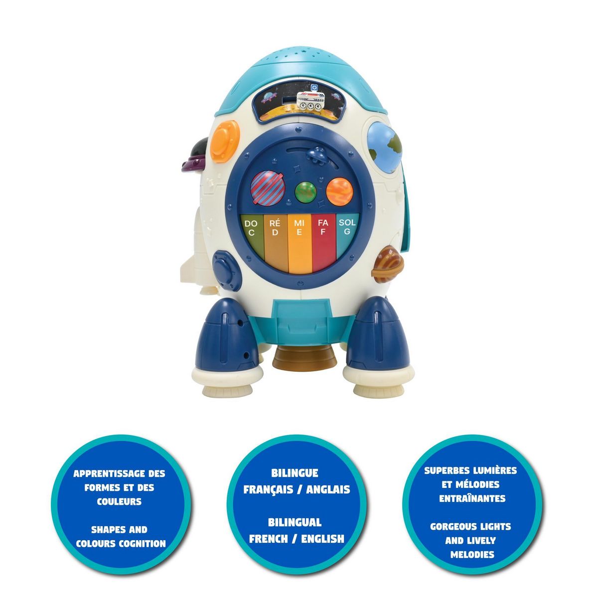 Lexibook Jupiter ma fusée interactive bilingue (FR/EN)