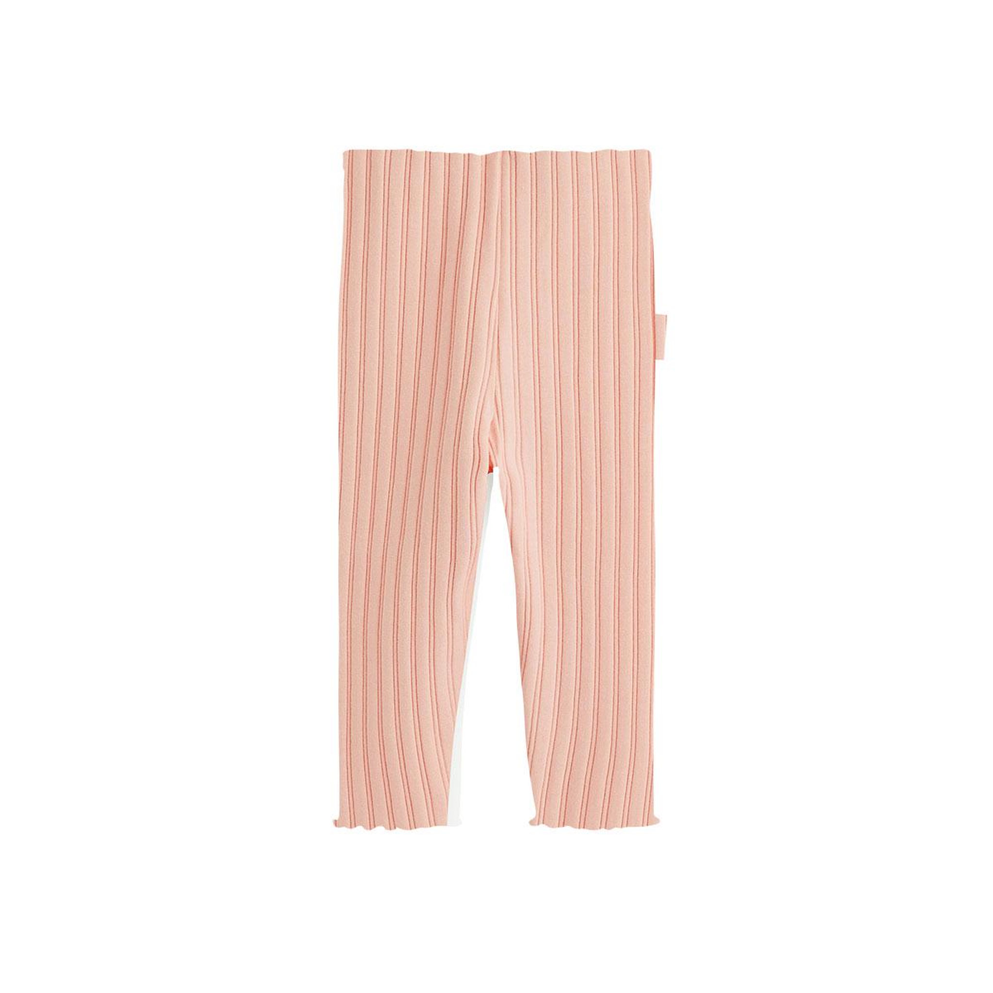 Voir la diapositive 2 : PETIT BEGUIN Lot de 2 leggings enfant côtelés dina