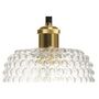 Voir la diapositive 3 : Paris Prix Lampe Suspension en Verre  Irène  27cm Transparent