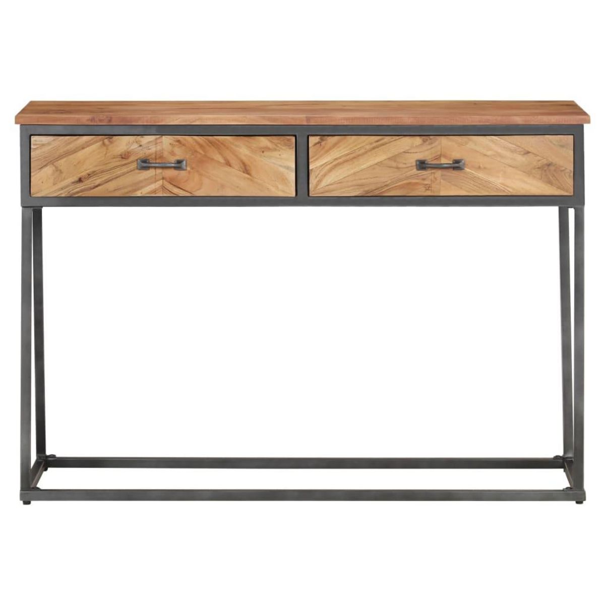 VIDAXL Table console 110x35x75 cm Bois d'acacia massif