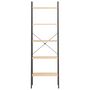 Voir la diapositive 3 : VIDAXL Etagere sur pied 5 niveaux Marron clair et noir 56x35x174 cm