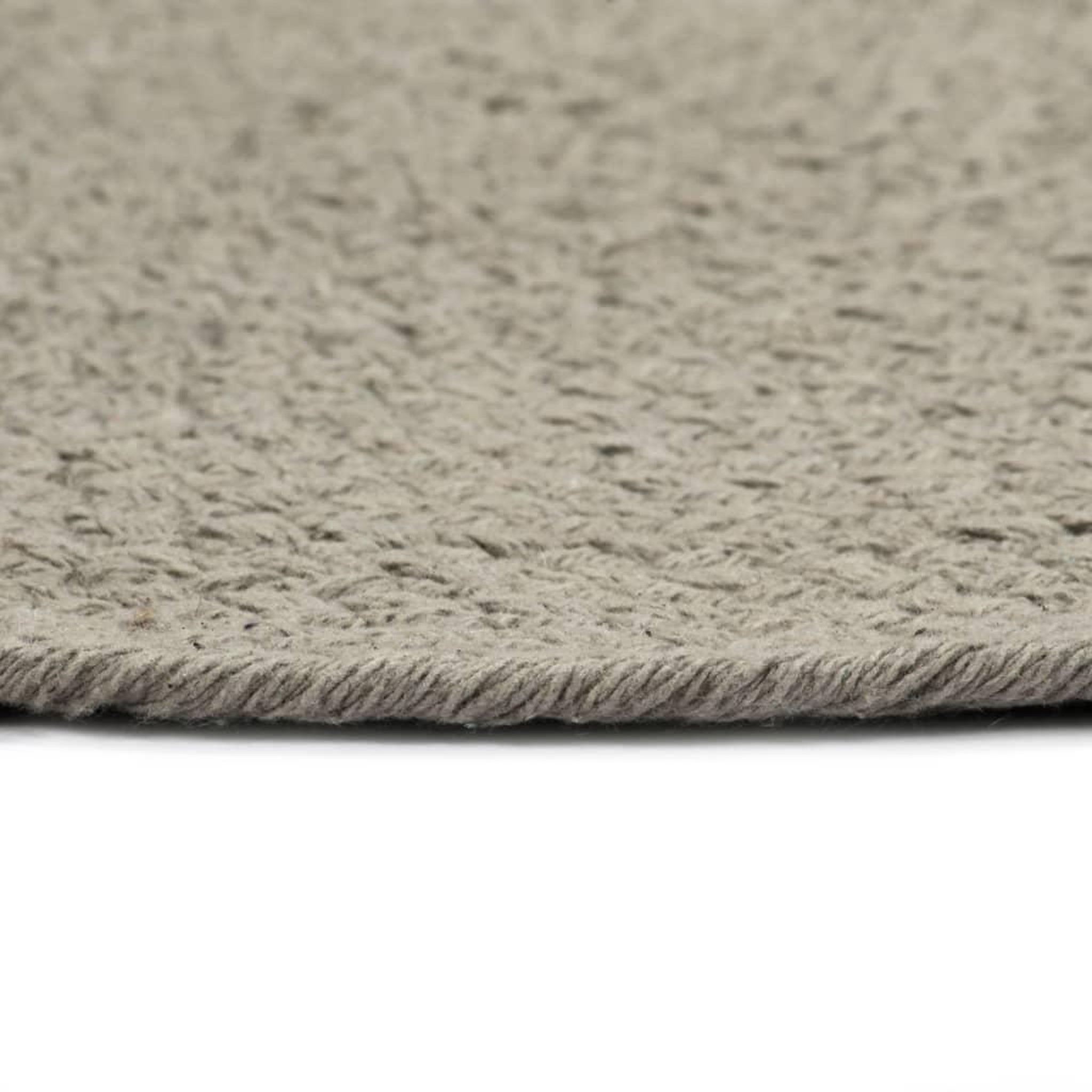 Voir la diapositive 3 : VIDAXL Napperons 4 pcs Gris Plain 38 cm Rond Coton