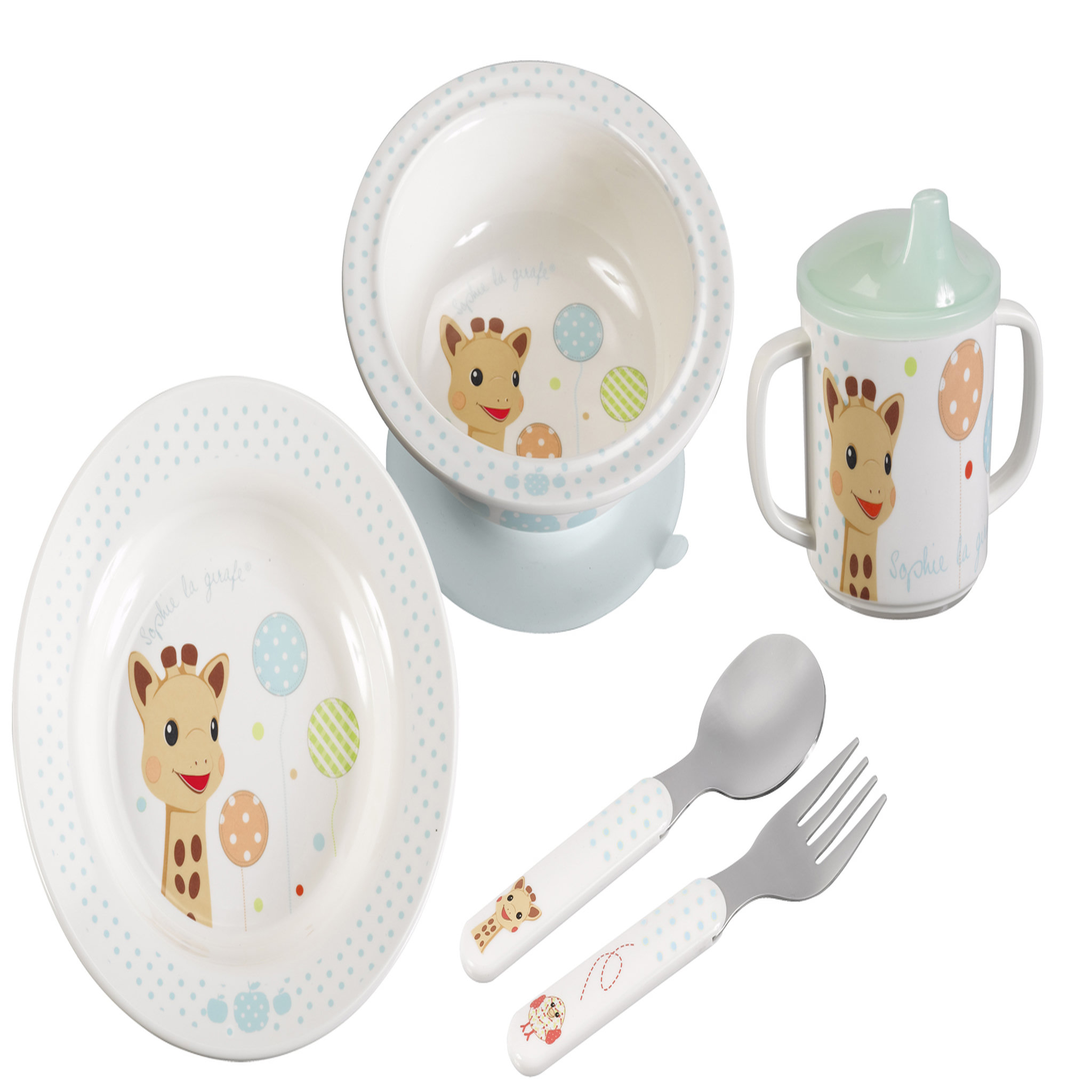 VULLI Coffret repas 4 pièces Sophie La Girafe 