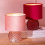 Voir la diapositive 5 : Paris Prix Lampe à Poser en Verre  LED  23cm Bordeaux