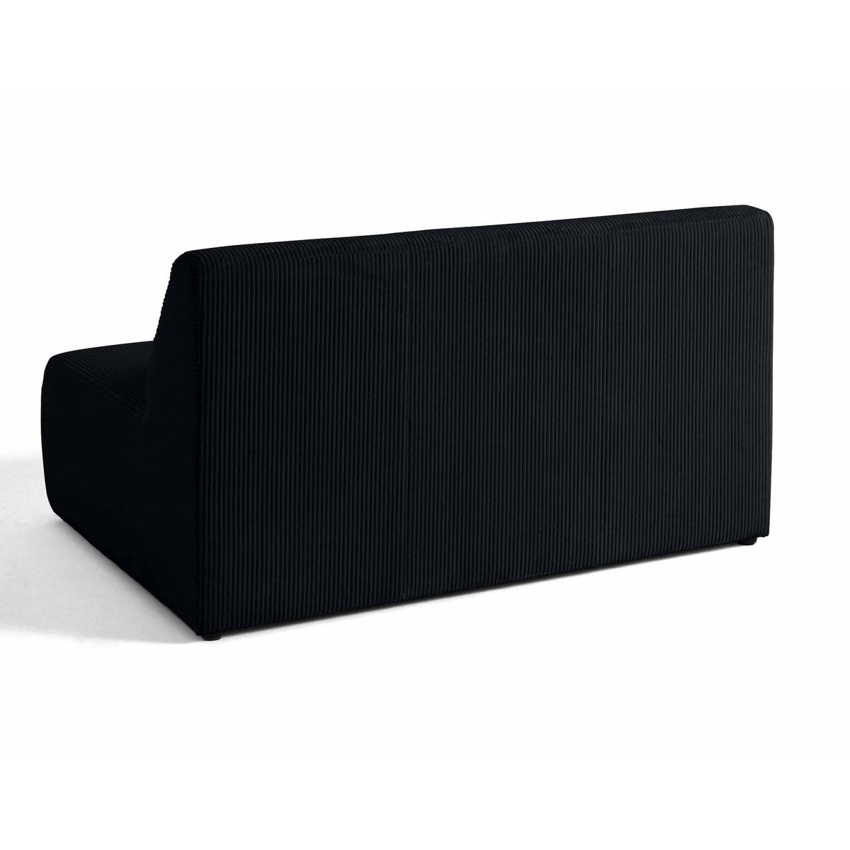 LISA DESIGN Onyx - canapé droit 2 places - en velours côtelé