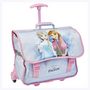 Voir la diapositive 2 : DISNEY Cartable à roulettes bleu La reine des Neiges