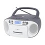 Voir la diapositive 1 : REFLEX Radio Reflexion RCR2260 avec lecteur CD, cassette et tuner FM stéréo gris/blanc