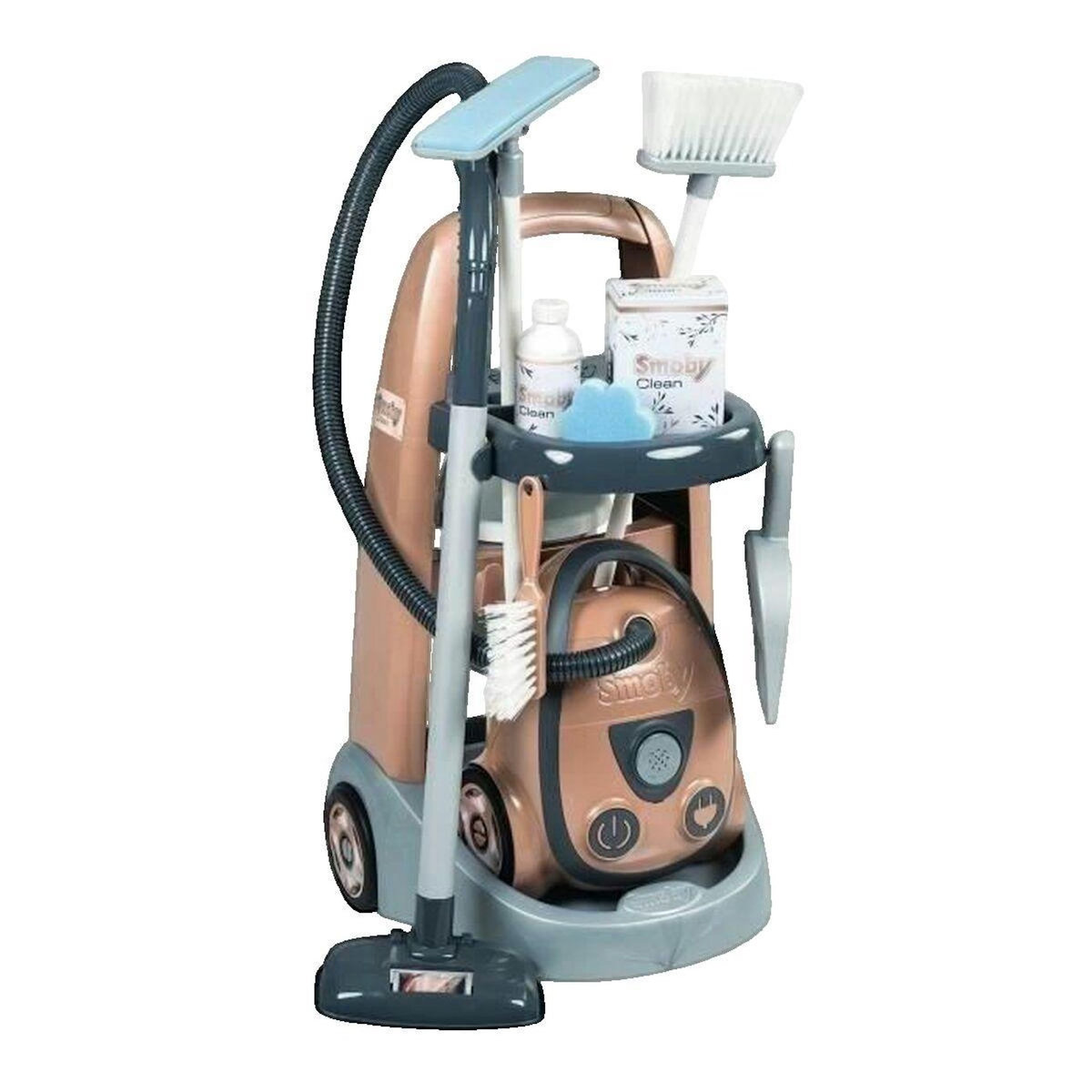 SMOBY Kit de nettoyage et de rangement Smoby avec aspirateur électronique