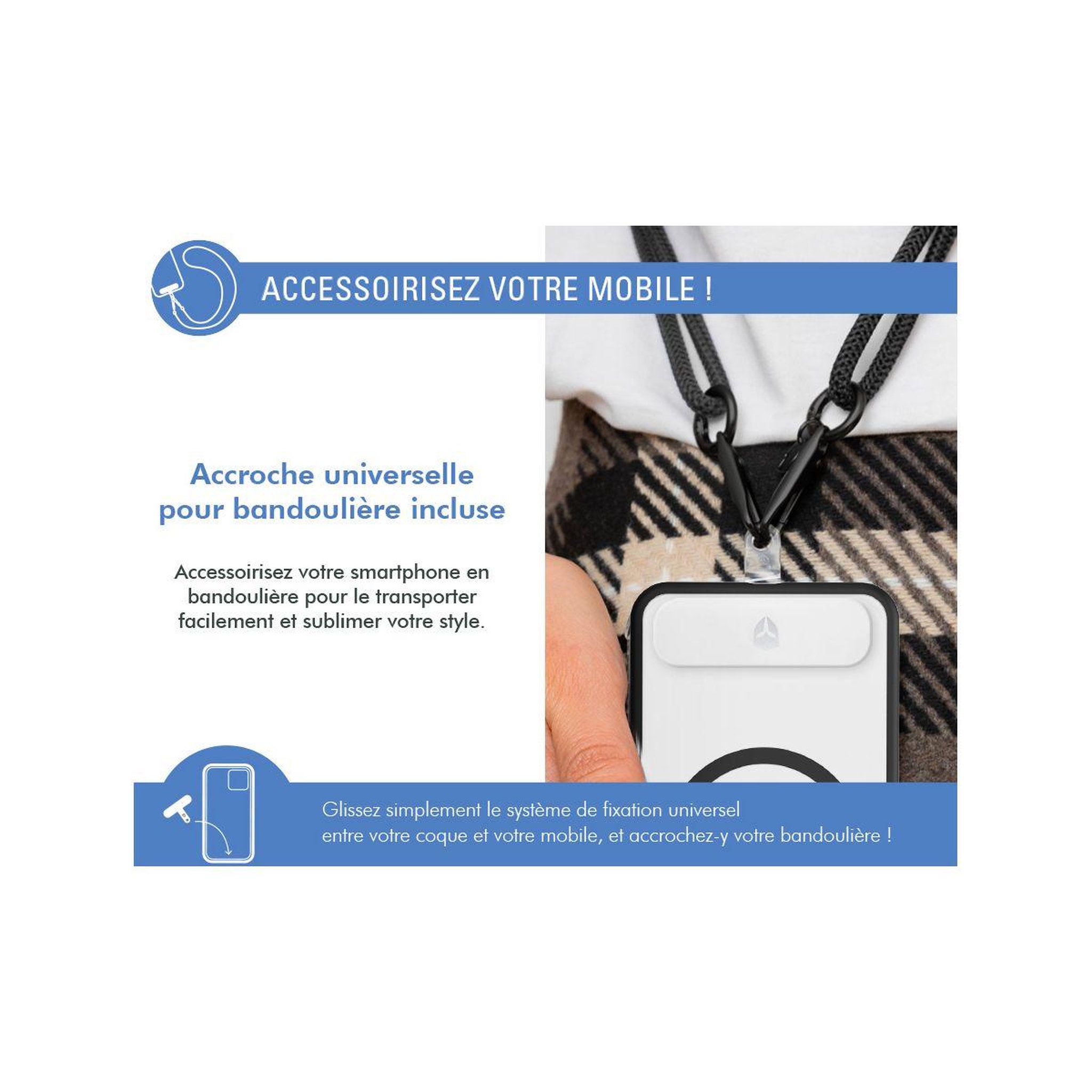 Voir la diapositive 4 : FORCE CASE Coque samsung s24fe magsafe air frost noire