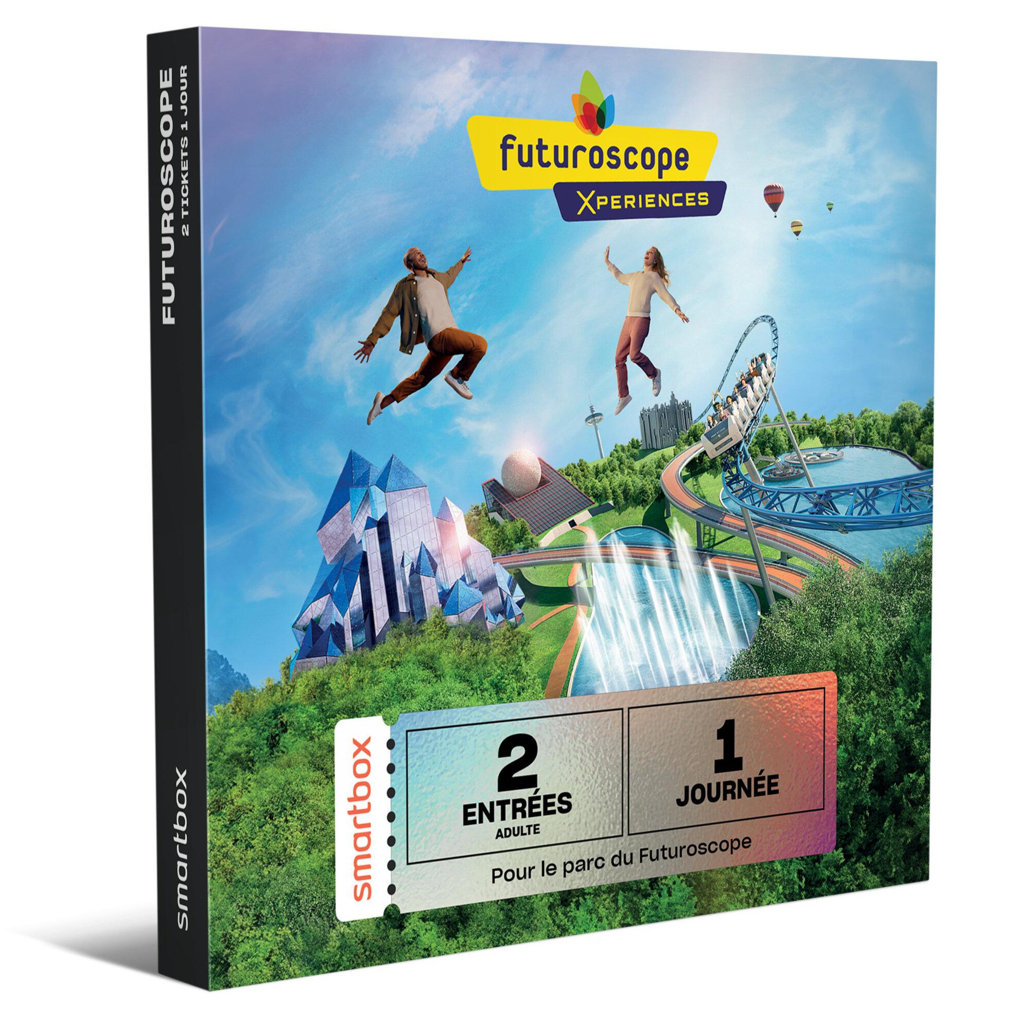 Smartbox Futuroscope 2026 - 2 entrées adulte - Coffret Cadeau Multi-thèmes