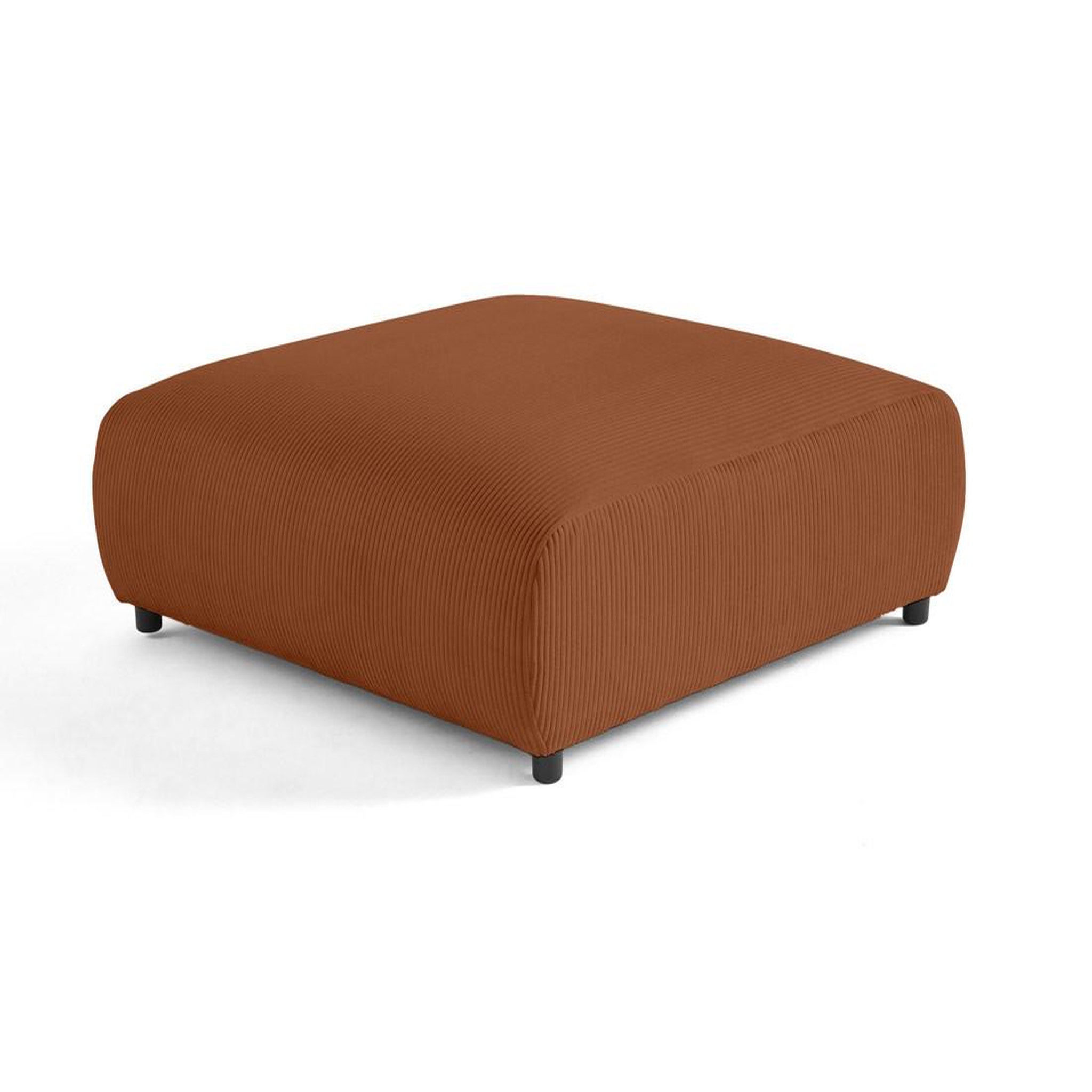 Voir la diapositive 2 : LISA DESIGN Garance - grand pouf modulable - en velours côtelé