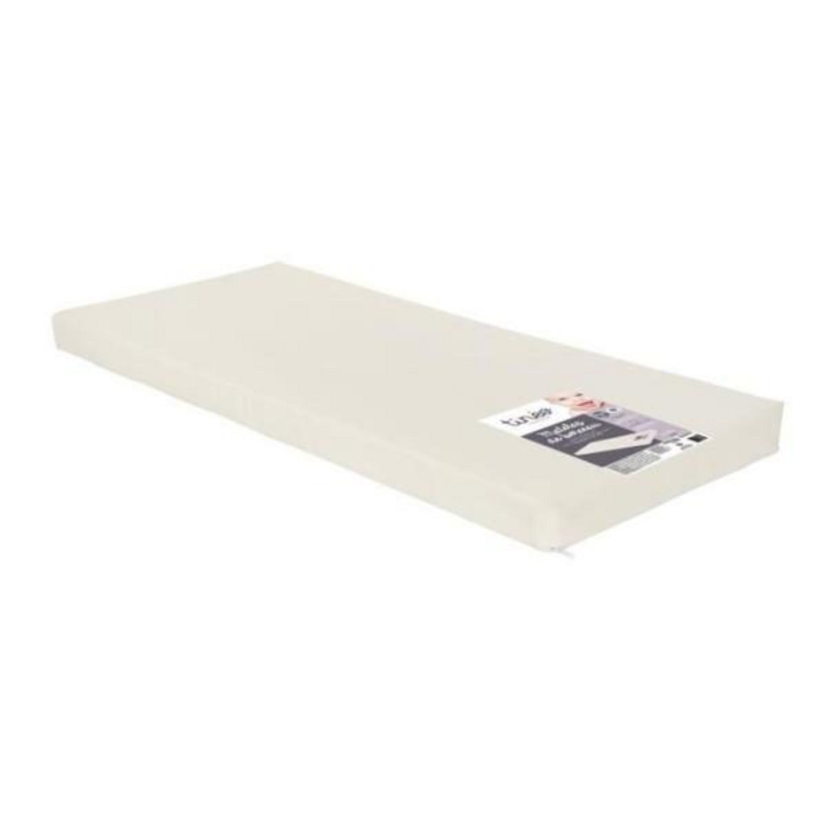TINEO Matelas de berceau TINEO 80cmx40x5cm - Déhoussable - Fabriqué En France - Sans Traitement