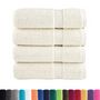 Voir la diapositive 2 : VIDAXL Serviettes de douche de qualité supérieure SOLUND 4 pcs crème