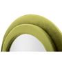 Voir la diapositive 2 : Paris Prix Miroir Mural en Velours  Wavy  160cm Vert