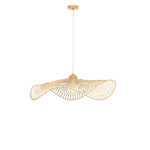 Rendez vous déco Suspension D75 cm en bambou avec fil blanc-Jipi