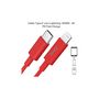 Voir la diapositive 2 : IBROZ Câble Lightning vers USB-C 1m rouge