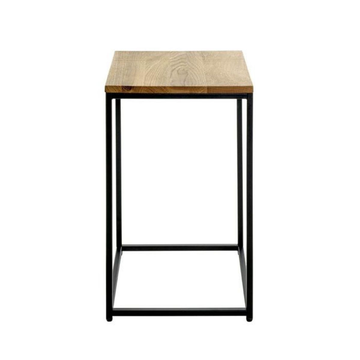 Paris Prix Table d'Appoint  Pika  60cm Chêne & Noir