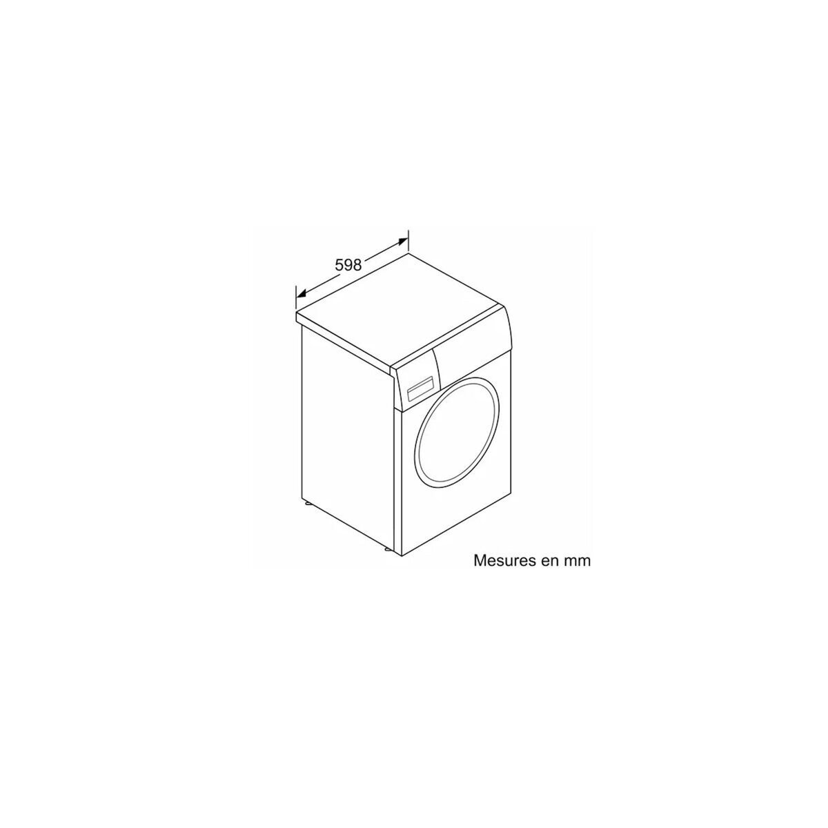 BOSCH Lave-linge frontal 8kg 1200 tours/min - WGE03207FR