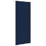 VIDAXL Ecran de balcon Bleu 100x240 cm Tissu Oxford